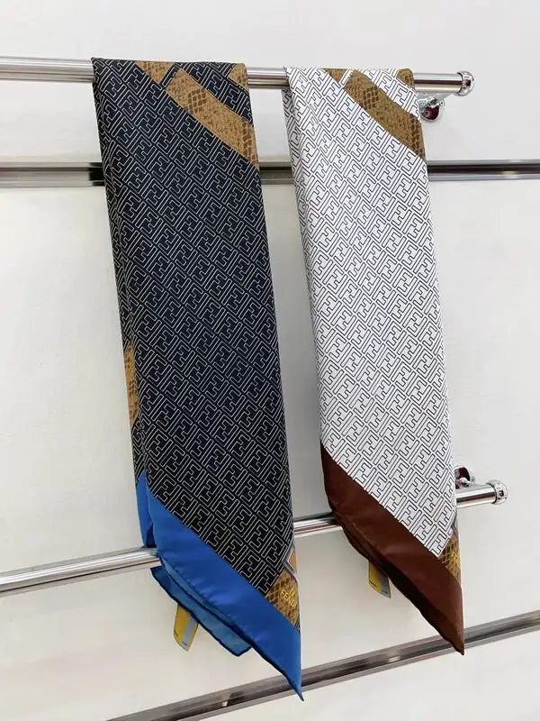 Fendi silk scarf 90X90cm E02 (11)